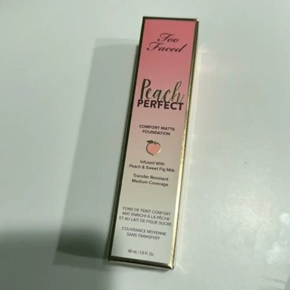 Too Faced Peach Perfect Foundation Sable